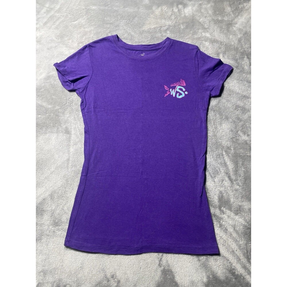 Wikked Salt Graphics T-shirt 100% Cotton Women’s Medium Purple